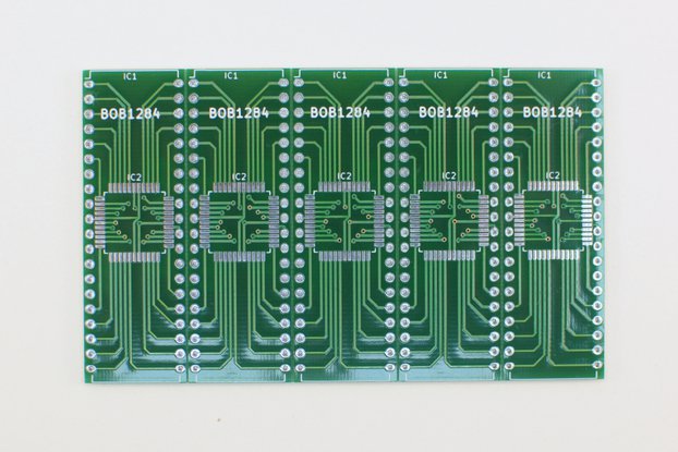 Breakout board for ATmega1284 - Panel of 5