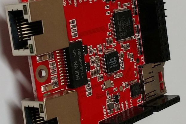 2 Port Ethernet Shield Arduino Hardware Compatible