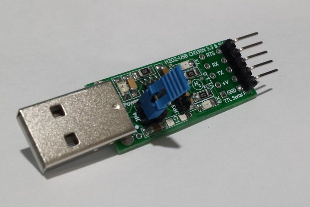 H2O2-USB CH330N 3.3V & 5V TTL Serial Programmer