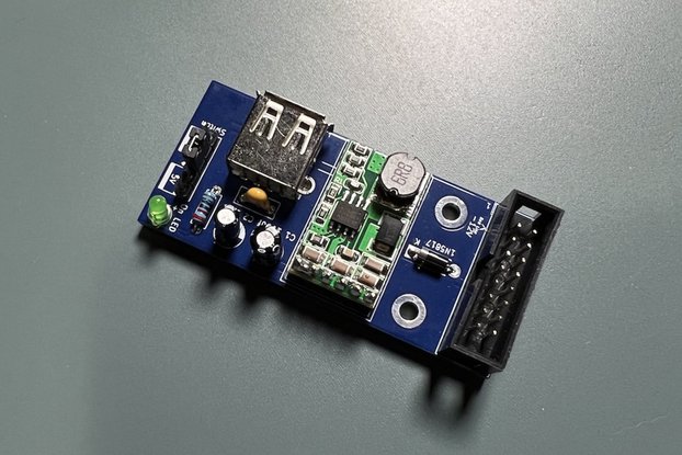 Eurorack USB 5V power adapter DIY Kit or PCB