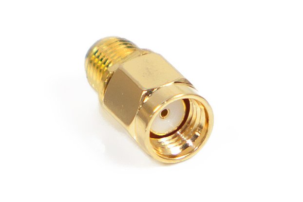 RP-SMA Male to SMA Female RF Adapter Qty One