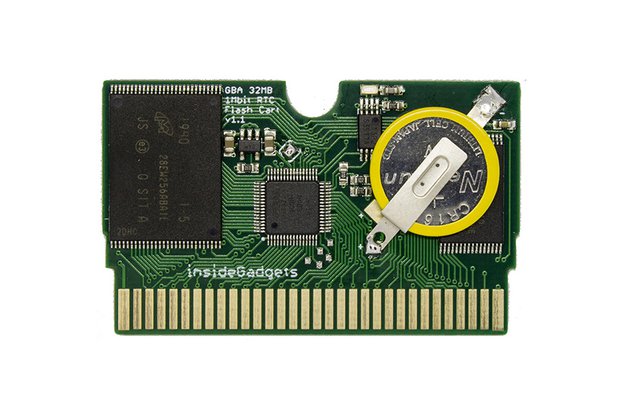 GBA 32MB, 1Mbit Flash Save with RTC, Flash Cart