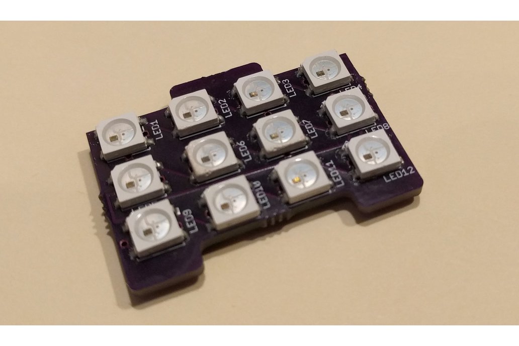 RGB LED board for "Poortex" quadcopter 1