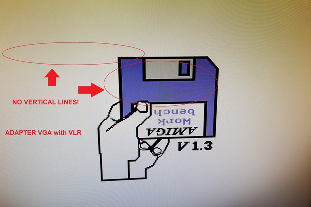 VGA Adapter with VLR system Amiga!(DB23F original)