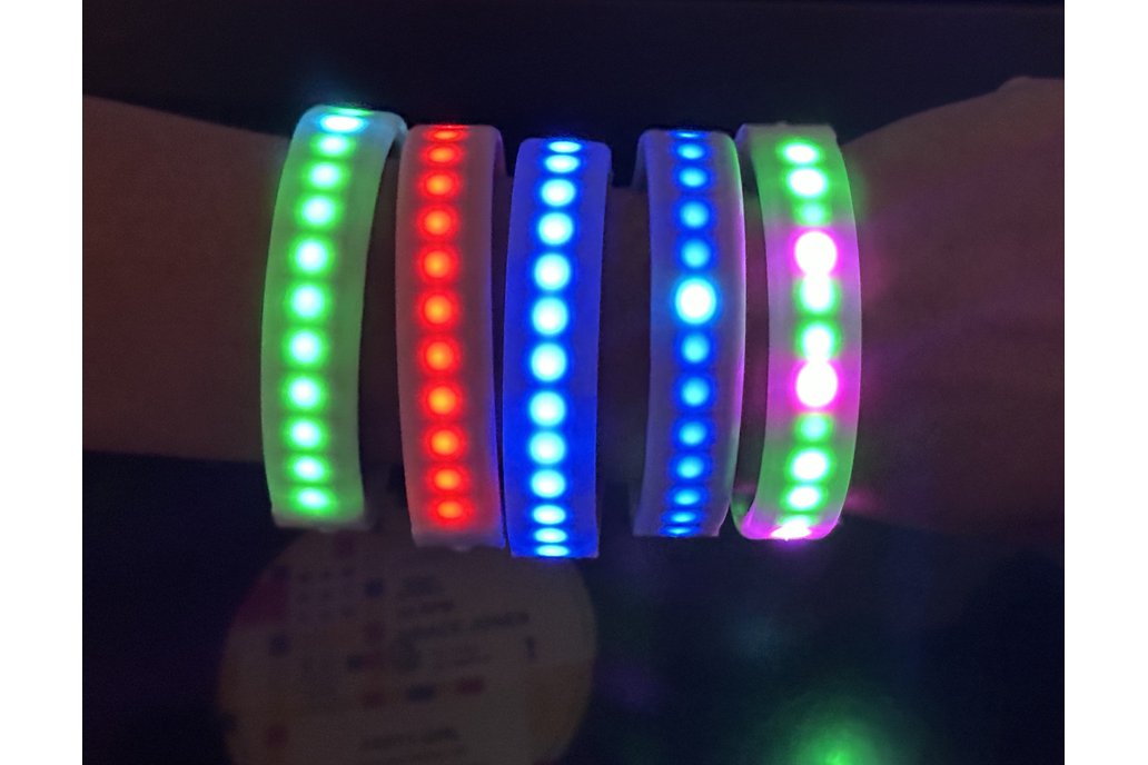 Audio sync glow unique LED wristband/bracelet 1