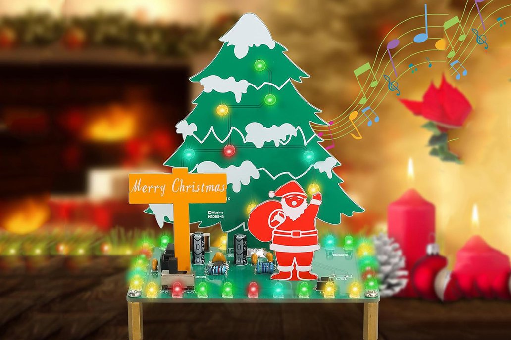 DIY Colorful Christmas Tree Soldering Project Kit 1