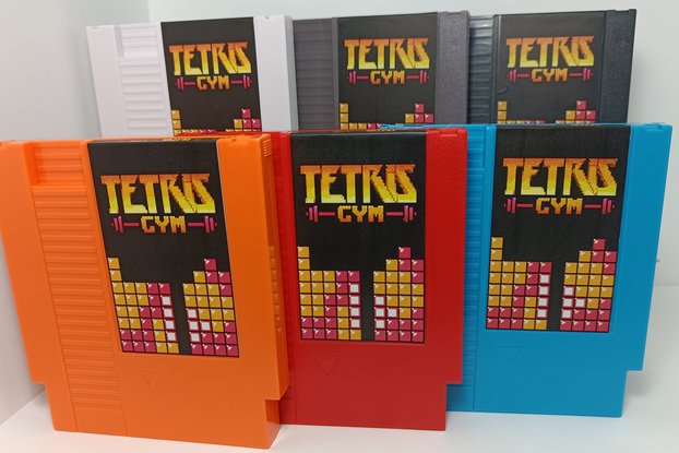 TetrisGYM v6 NES Cartridge (fangame)