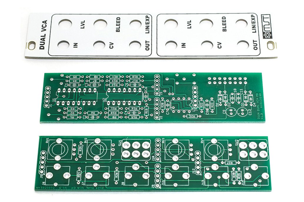 MST Dual 2164 VCA Eurorack PCBs and Panel 1