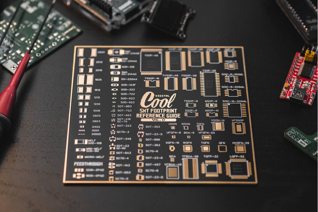 SMT Footprint Reference Guide PCB Coaster 1