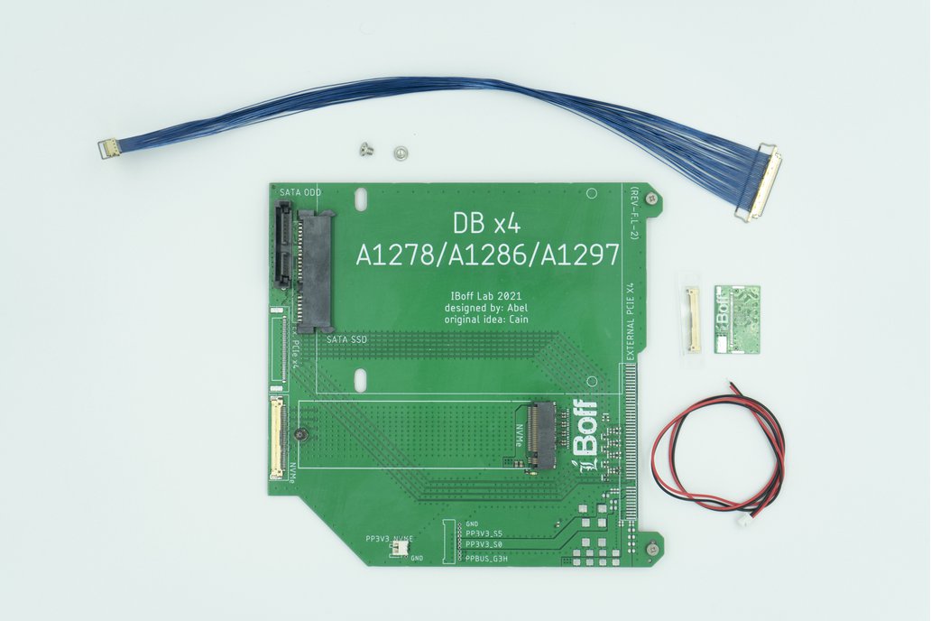 NevBolt-2 NVMe Adapter for A1286 MBP 1