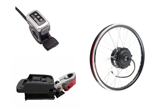 Makita 18V Powered e-Bike 26inch Front Wheel Kit