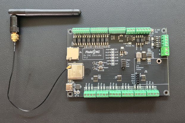 6x CNC Controller for FluidNC (integrated ESP32)