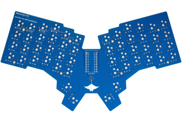 Mantaray Ergonomic Keyboard PCB