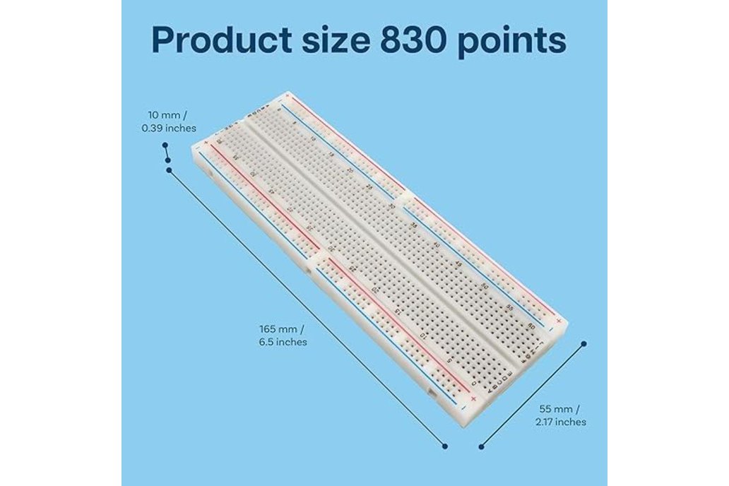 830 pin solderless breaboard 1