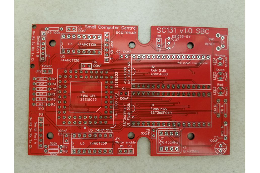 SC131, Z180 Single Board Computer SBC, DIY Project 1