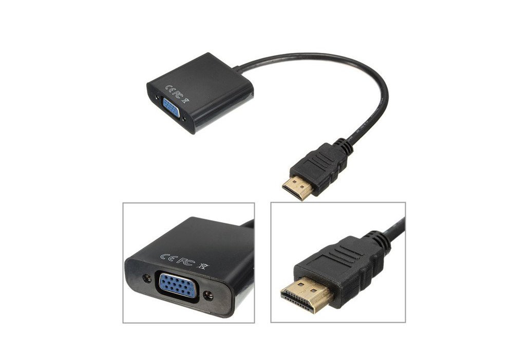 1080P HDMI  to VGA Adapter Video Converter Cable  1