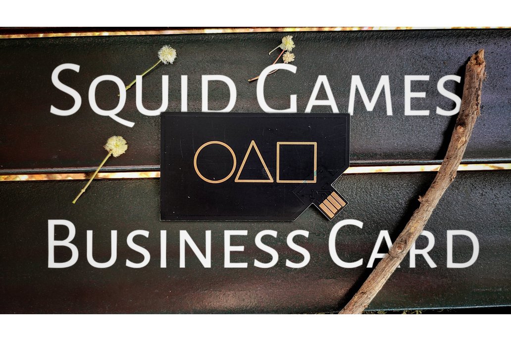 Squid Games Themed  Digital Business Card (5 Qty) 1