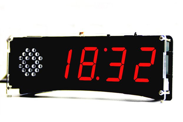 5V Red LED Digital Electronic Clock DIY Kit
