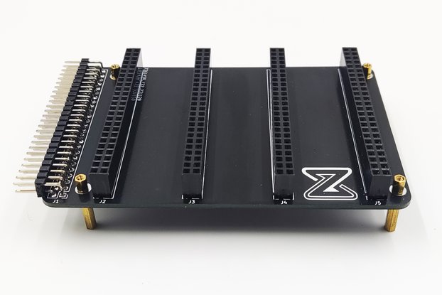 Backplane PCB for Zeal 8-bit Computer (4 Slots)