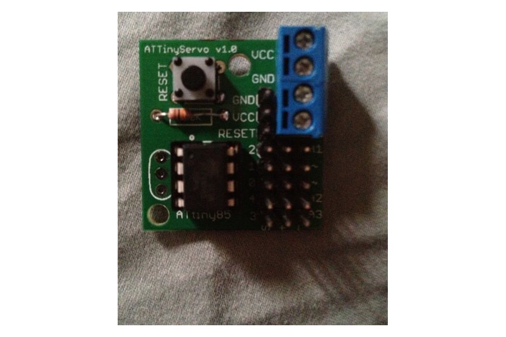 Attiny Servo Board Through Hole 1