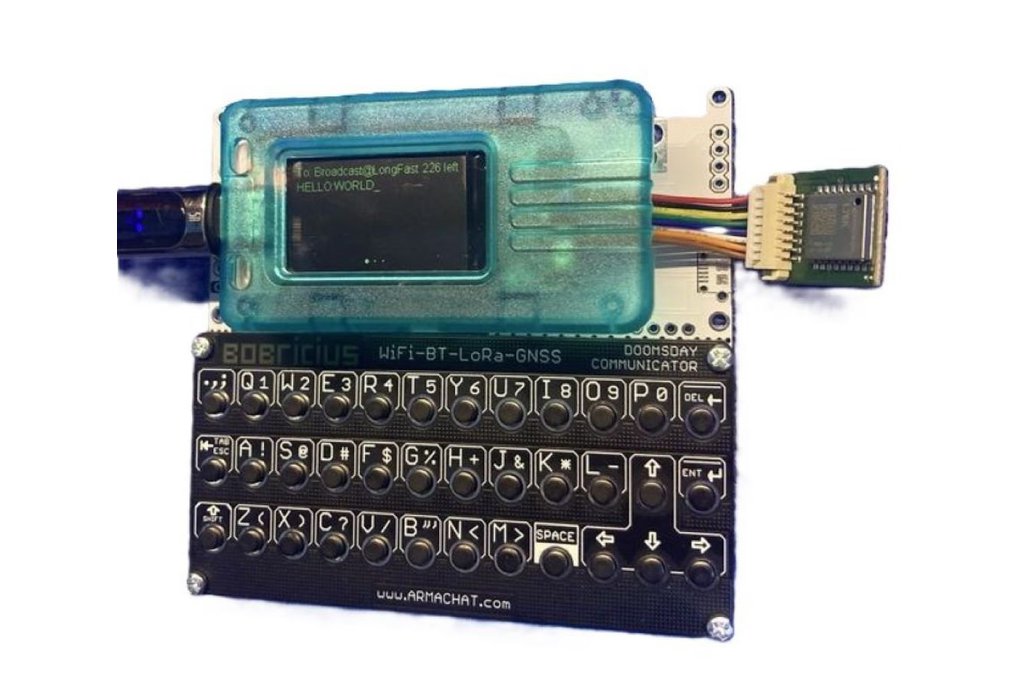 MeshSenger - Meshtastic Keyboard for Heltec T114 1