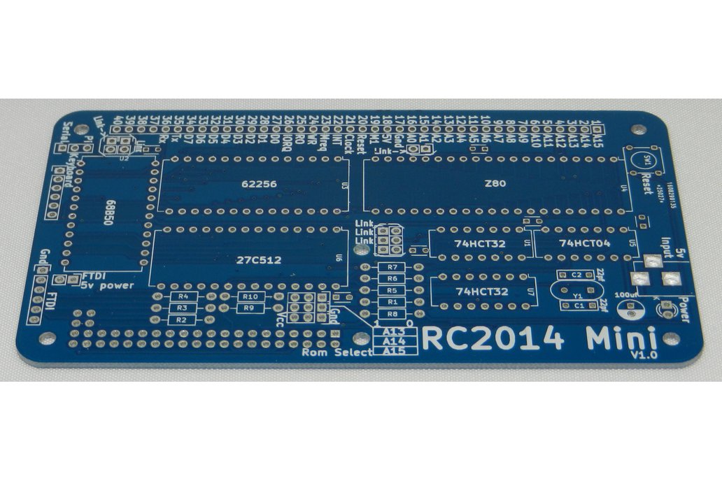 RC2014 Mini 1.0 PCB 1