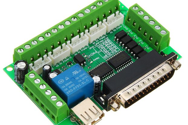 5 Axis CNC Interface Board For Stepper Motor