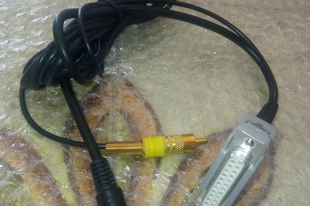 Amiga 500 2000 3000 4000 RGB S-Video CVBS cable