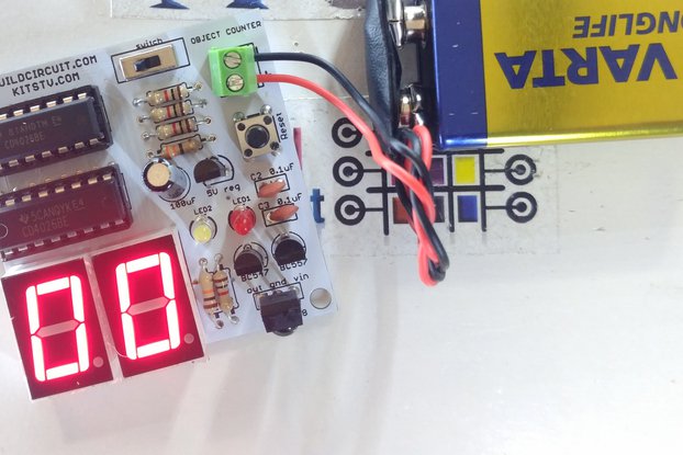 2 Digit Digital Object Counter module and Infrared