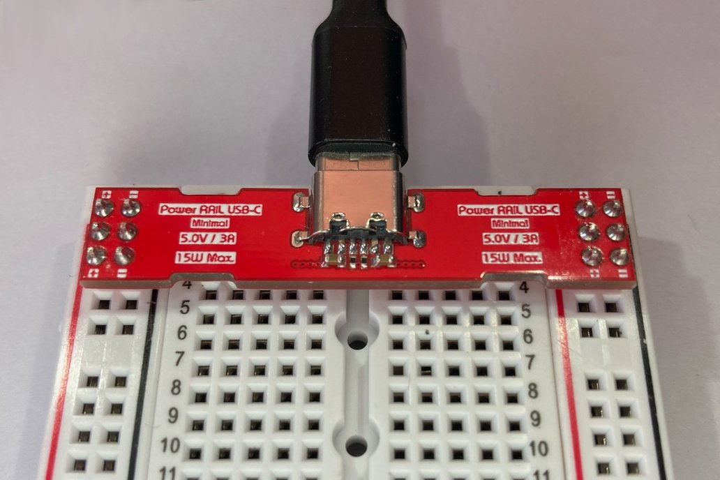 Power Supply Rail USB-C Mini Kit for Breadboard 1