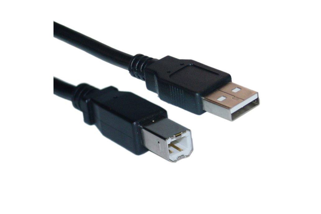 TE Connectivity 10" USB A to B Cable 1