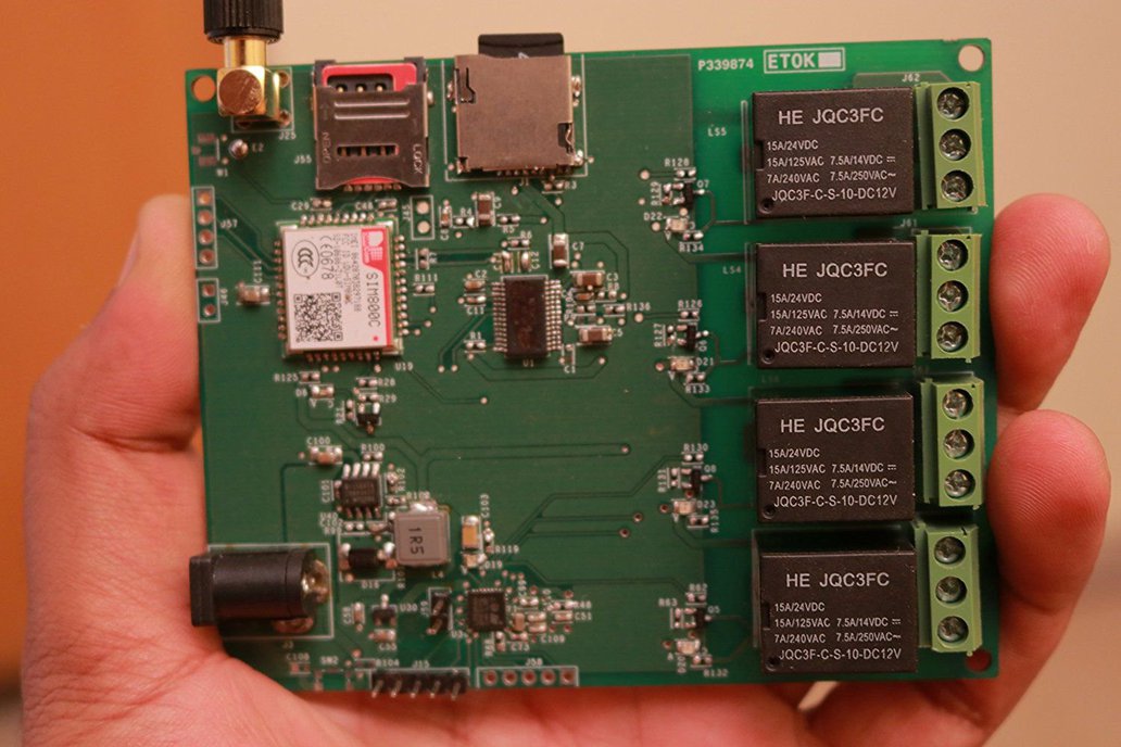 VALTALK V1 GSM DTMF based Relay control board from Valetron Systems