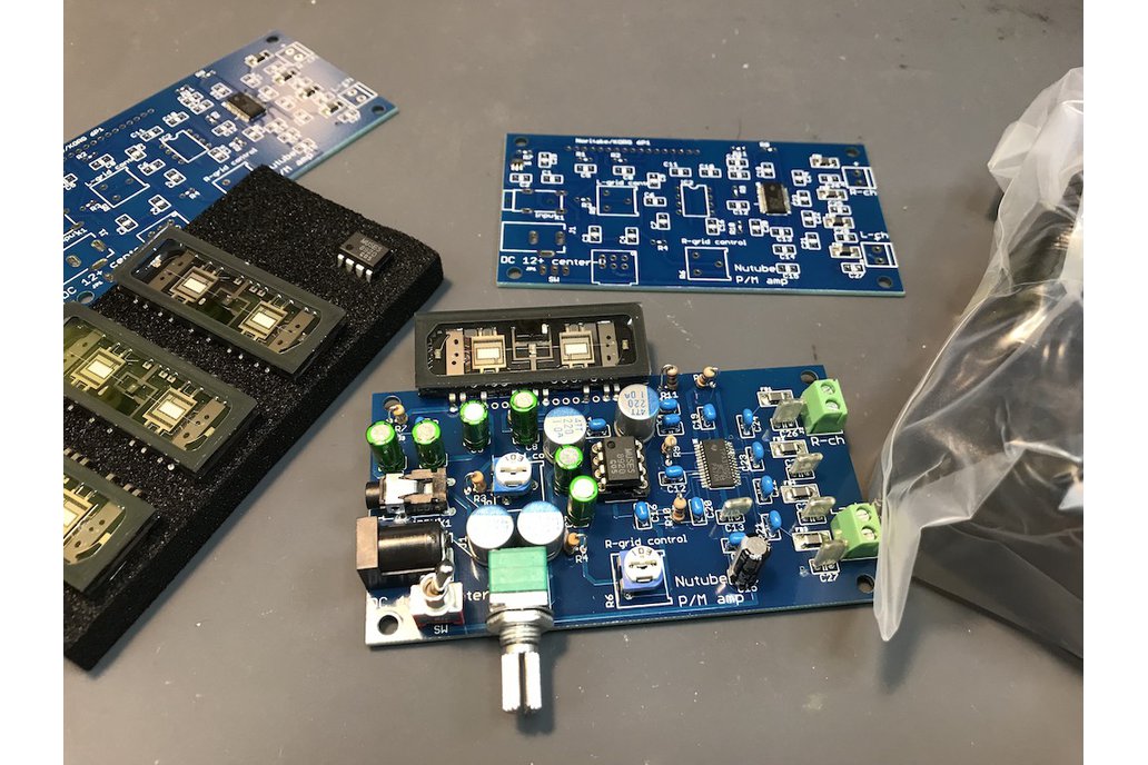 Nutube based 15Wx2 amplifier  KIT with Class-D amp 1