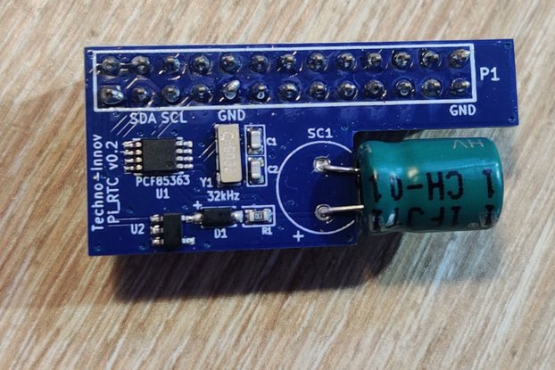 Pi RTC with superCapacitor