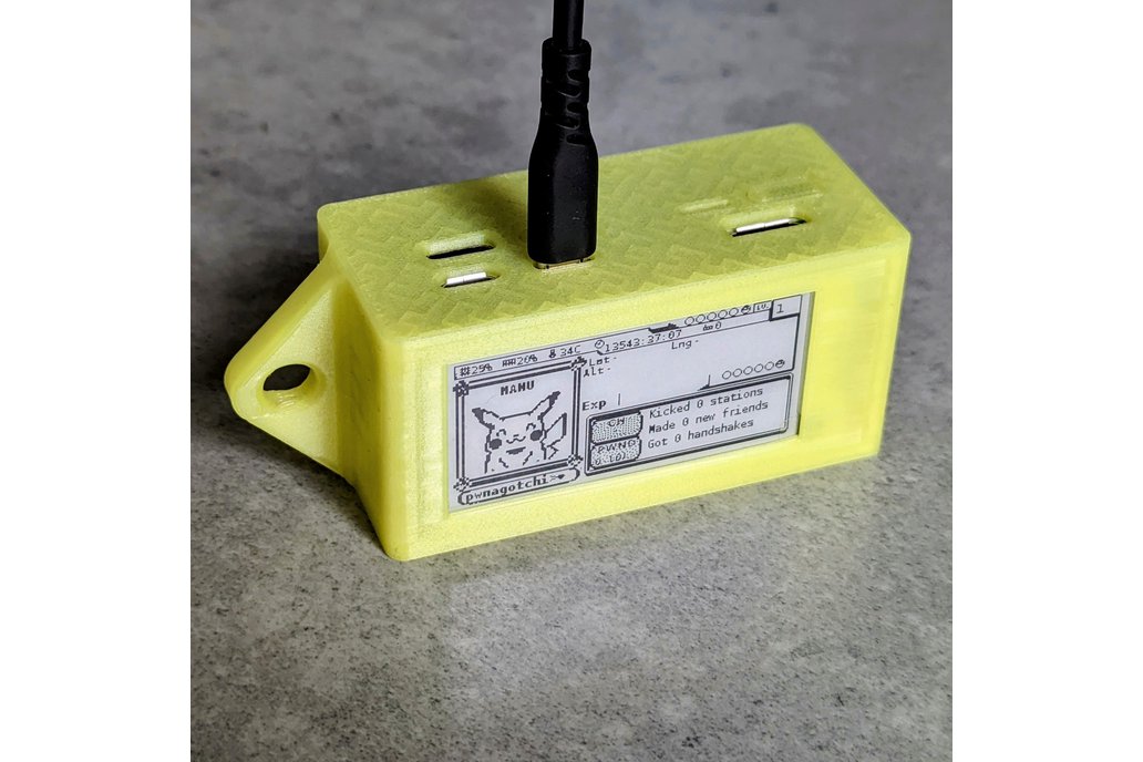 Pwnachu Pwnagotchi Fancygotchi with Battery 1