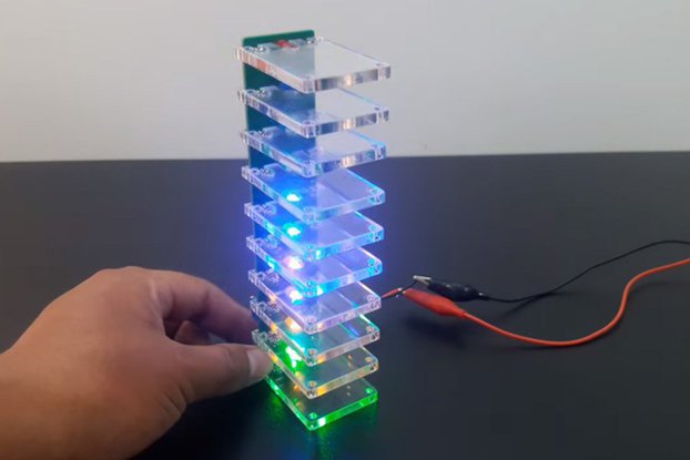 Colorful Column LED Music Spectrum DIY Kit (12515)