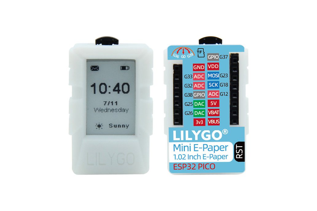 LILYGO® Mini E-Paper Core 1.02 Inch TF Card ESP32 1
