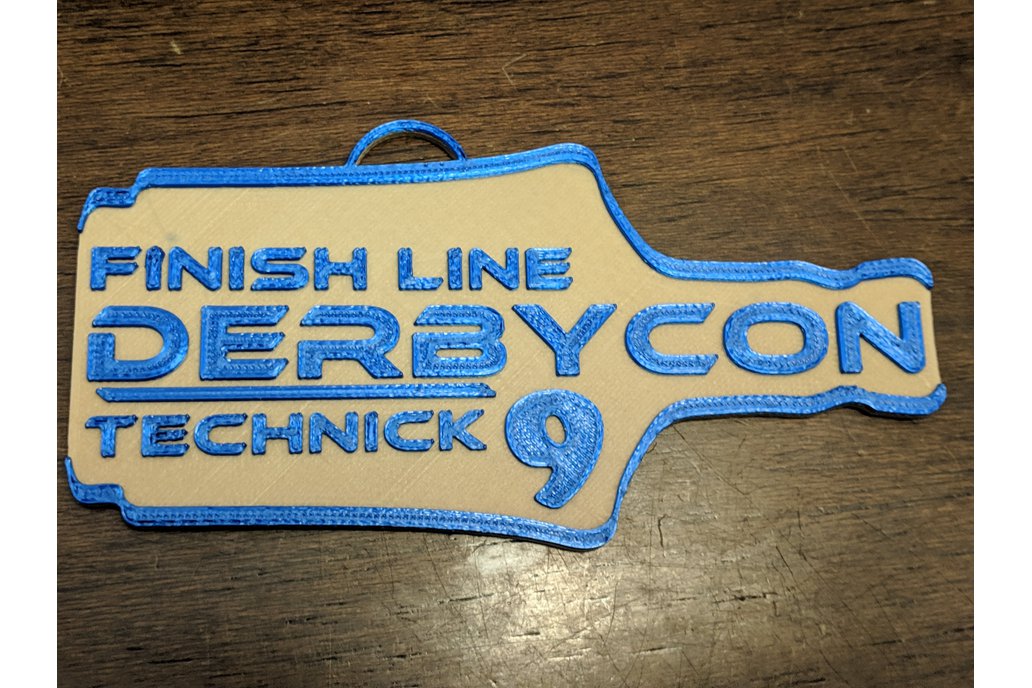 Derbycon Custom Printed Bourbon Badge 1
