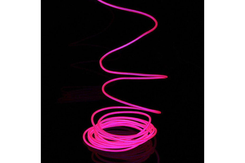 1M EL Neon Light Effect Light Cable Cord Wire 12V 1