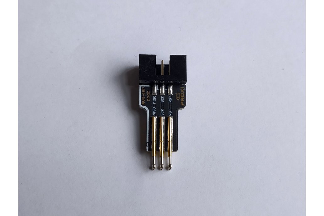 AVR-ISP Pogo Pin Adapter (2x3 IDC,2x3 Pogo 2.54mm) 1