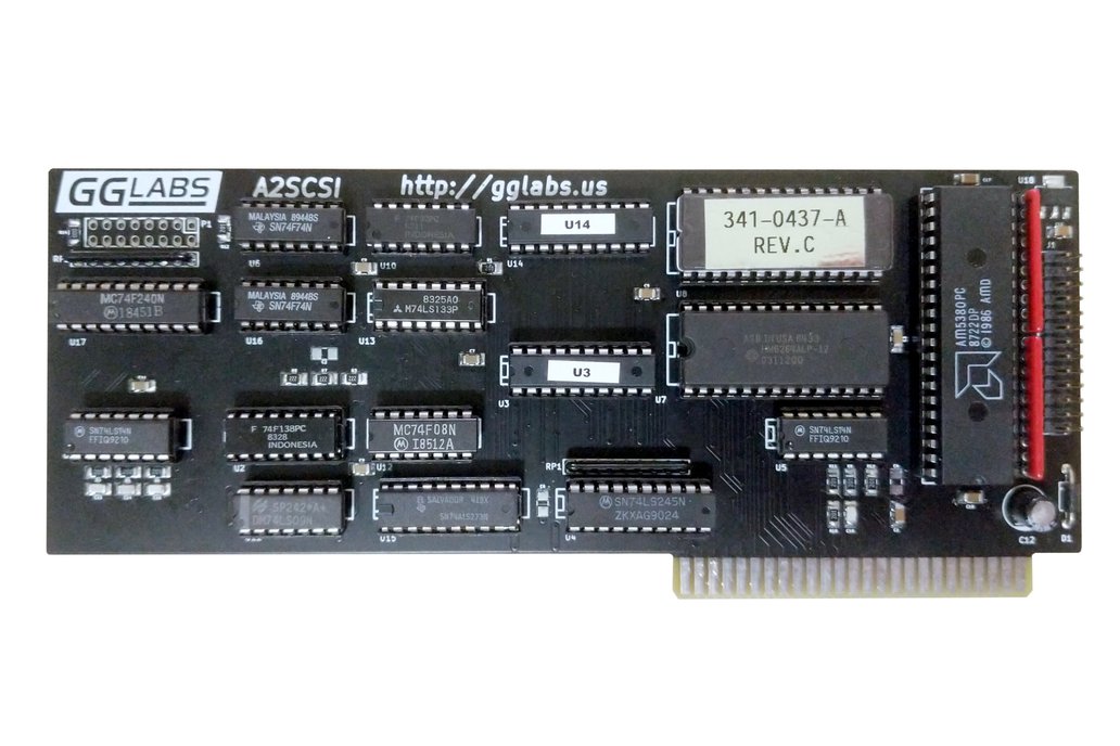 A2SCSI - SCSI Card for Apple II IIgs IIe II+ 1