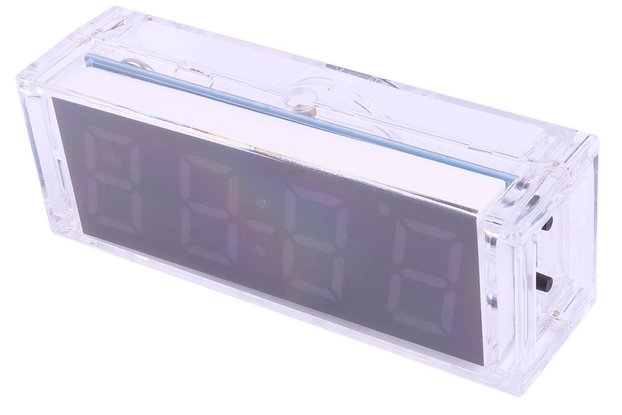 4-Digit RGB Colorful LED Electronic Clock Kit