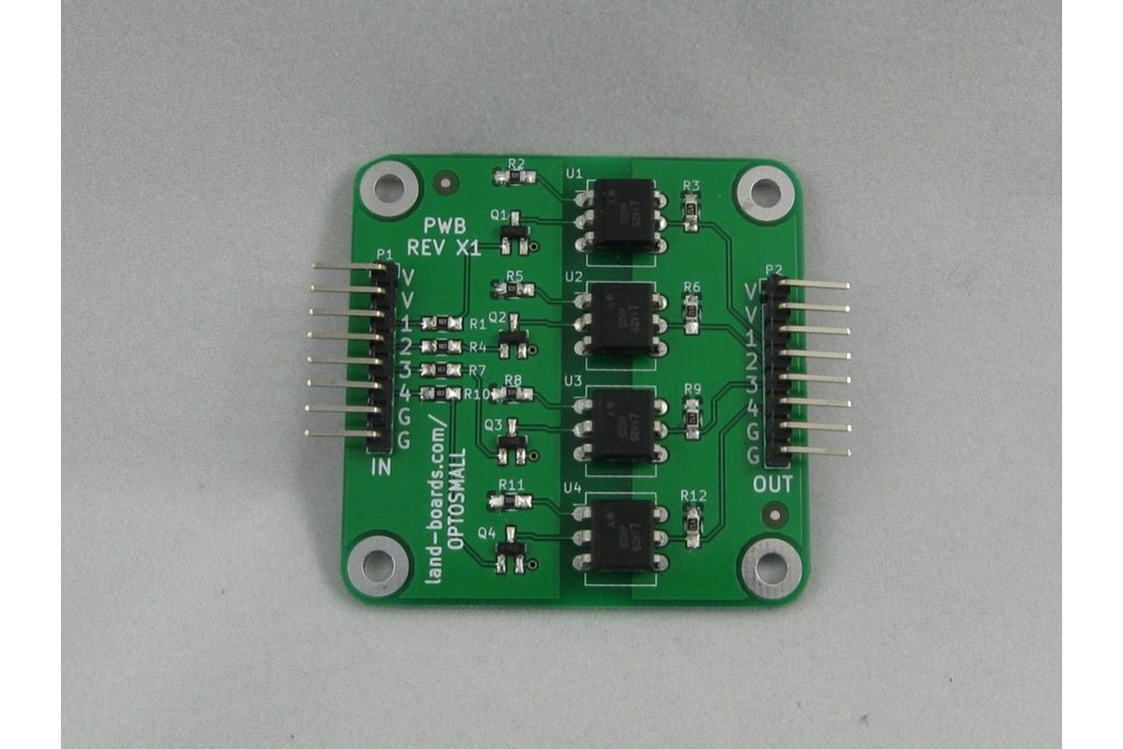 4 Channel Opto-Isolator card (OptoSmall) 1