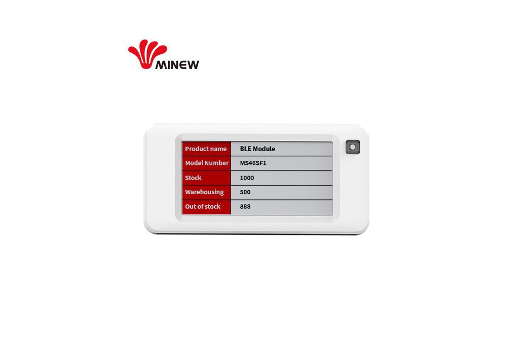 MinewTag 2.1inch Electronic Shelf Label 1