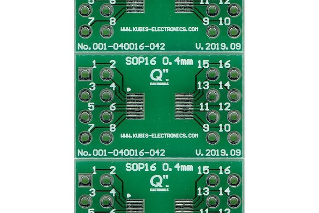TVSOP16 0.40mm(0.016") to 2 x IDC2x4 - 3 PCS.