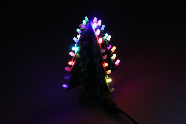 DIY Flashing and music Christmas Tree Circuit Kit