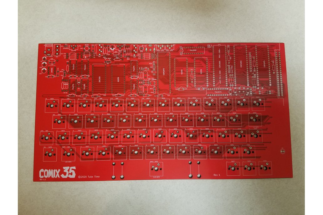 COMIX-35, DIY Hardware Project, PCB ONLY 1