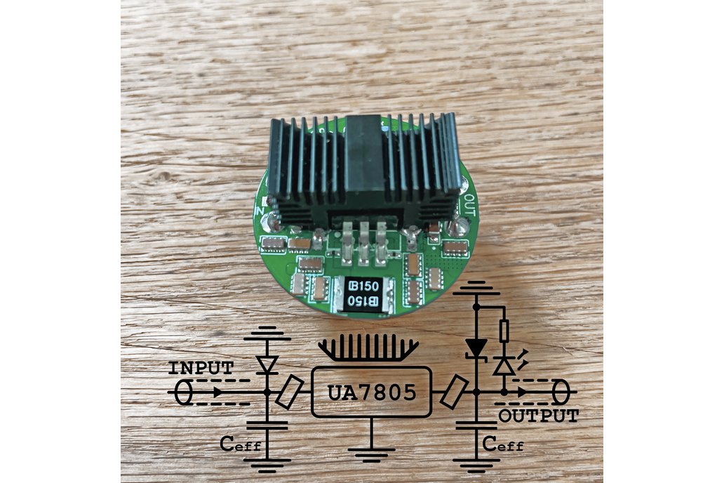 P.O.B: Power Over BNC Regulator - 5V 1