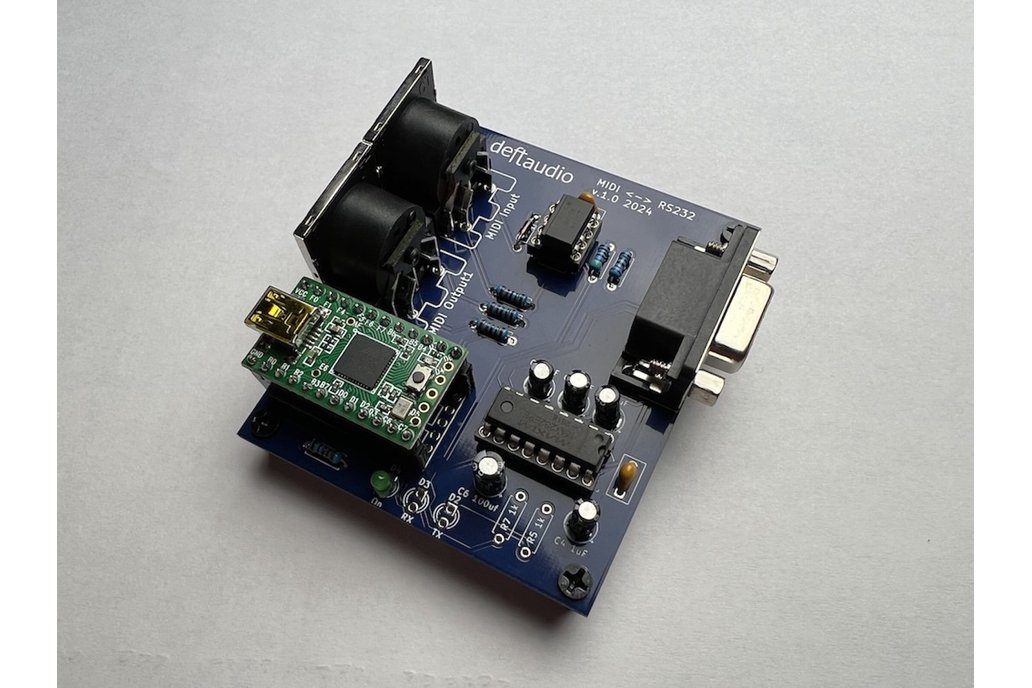 MIDI RS232 Interface with USB and DIN5 1x1 I/O 1