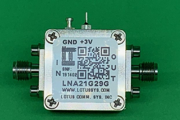 Amplifier LNA 2.5dB NF 21 - 29 GHz